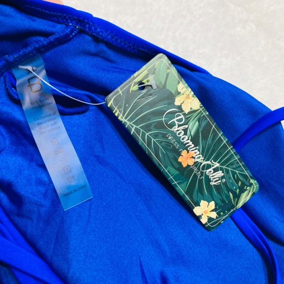 Blooming Jelly Women's High Waisted Bikini one Piece  XL - Picture 3 of 4